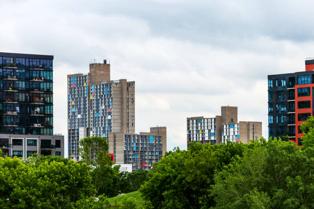 istock Apartment buildings - Minneapolis, Minnesota 1341746699