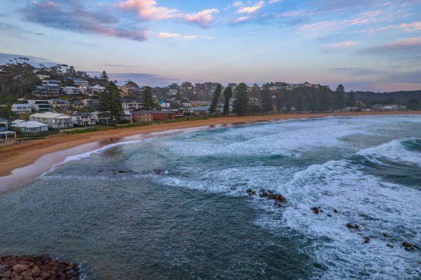 istock Aerial Sunrise Seascape with Clouds 1341748785