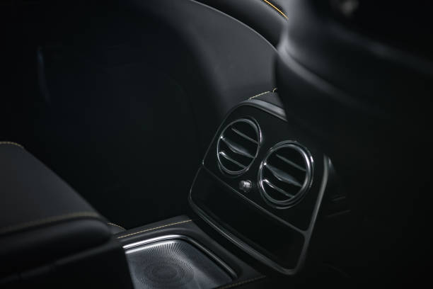 istock Modern Vehicle Rear Seats Air Vents 1341751221
