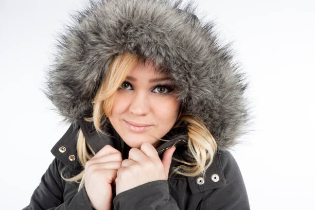 istock Cute teen in parka 134175374