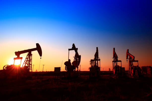 istock The oil pump, industrial equipment 1341763533