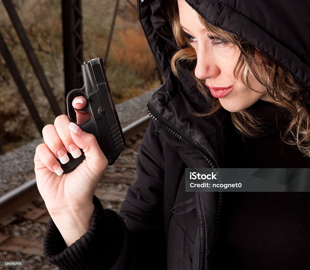 Beautiful young police detective Undercover female vice cop (Adjusted as per istock inspector) 20-29 Years Stock Photo
