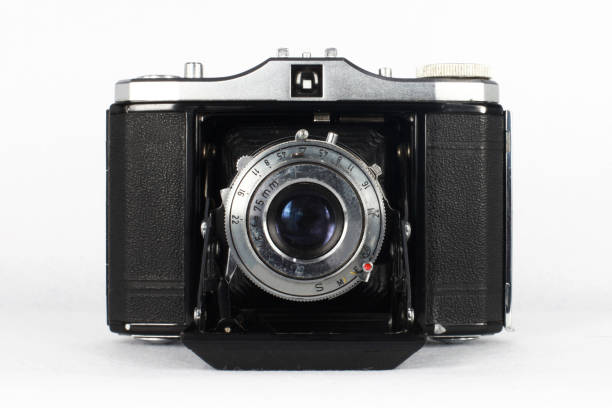 A German vintage Zeiss Ikon Nettar bellows type camera