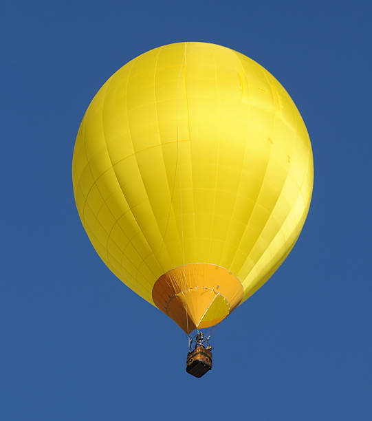 istock Yellow hot air balloon 134177361