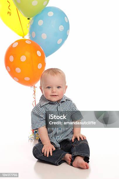 Little Boy With Balloons Stock Photo - Download Image Now - 12-17 ...