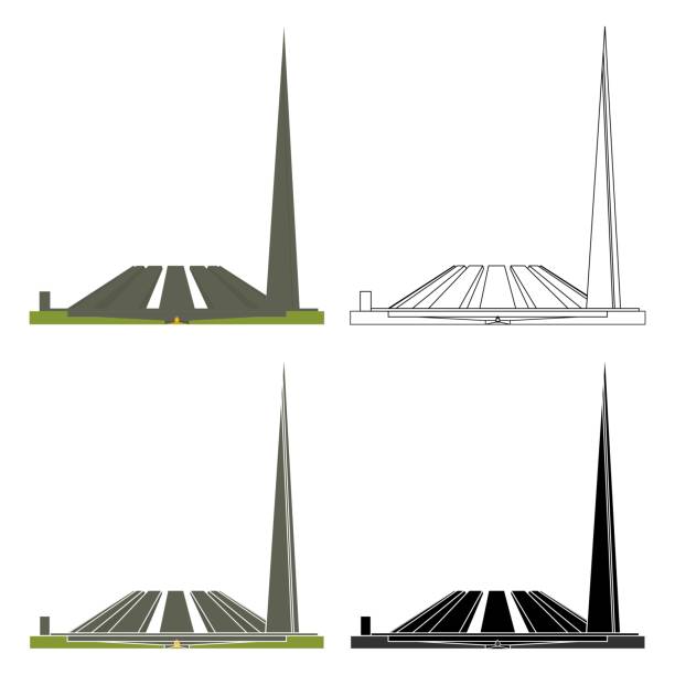 ilustraciones, imágenes clip art, dibujos animados e iconos de stock de complejo conmemorativo del genocidio armenio de tsitsernakaberd - genocide