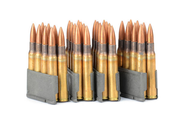 istock Garand clips and cartridges. 1341777983