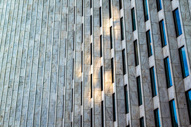 istock Low angle view of a modern office building, skyscrapers 1341779817