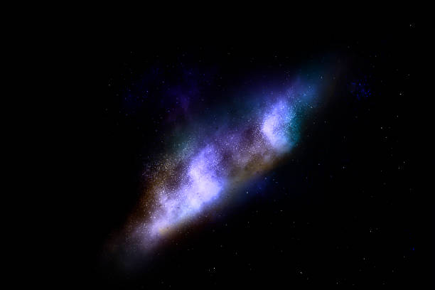 istock Galaxy sky night star blue background - Universe filled with stars, nebula and galaxy 1341781295