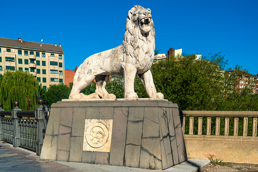 The lion is the symbol and namesake of the city of Leon, Spain.