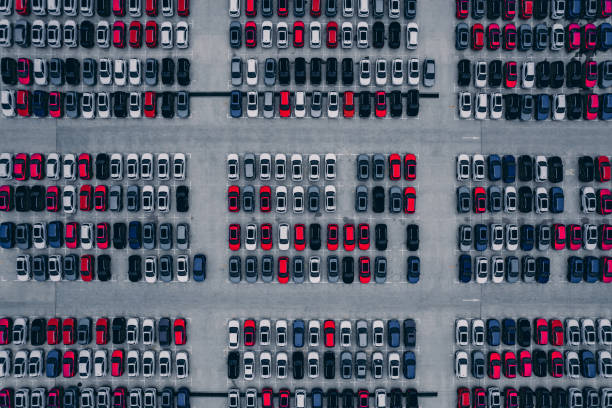 istock Rows of New Cars 1341789123