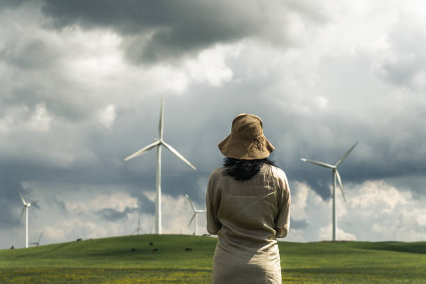 istock Female Standing on the Prairie 1341789166