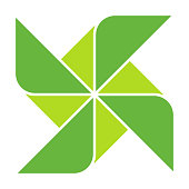 istock Paper windmill icon vector  for graphic design, logo, website, social media, mobile app, UI illustration 1341790056