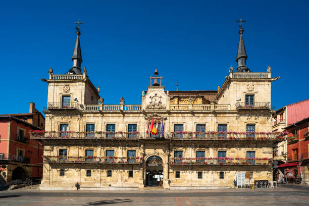 istock Town Hall in Leon, Spain 1341791091