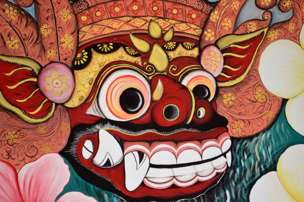 Barong, masked figure, usually representing an unidentified creature called keket, who appears at times of celebration in Bali, Indonesia. For the Balinese, Barong is the symbol of health and good fortune, in opposition to the witch, Rangda.