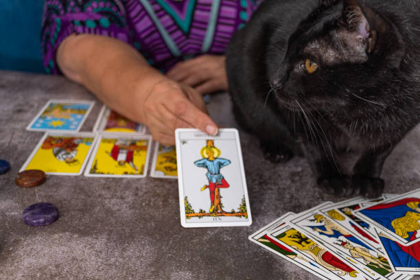 istock woman casting tarot cards 1341799325