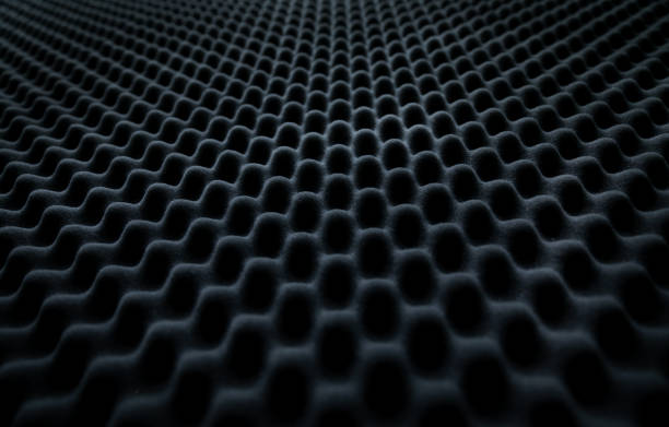 istock image of soundproofing foam in studio background 1341802975