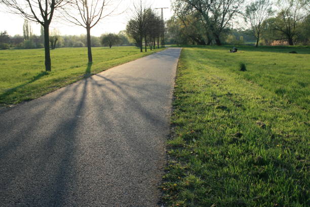 istock Beautiful country road 1341802985