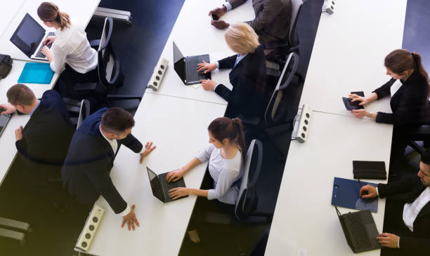 istock business people working and communicating together 1341813127