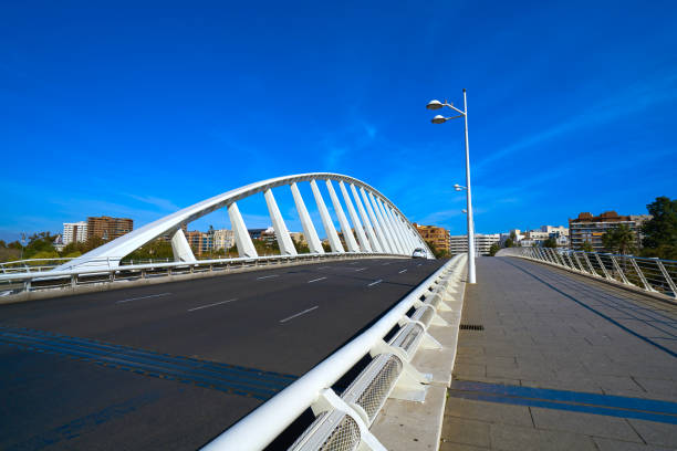 istock Valencia Alameda exhibition bridge on Turia 1341819676