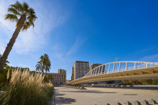 istock Valencia Alameda exhibition bridge on Turia 1341819811