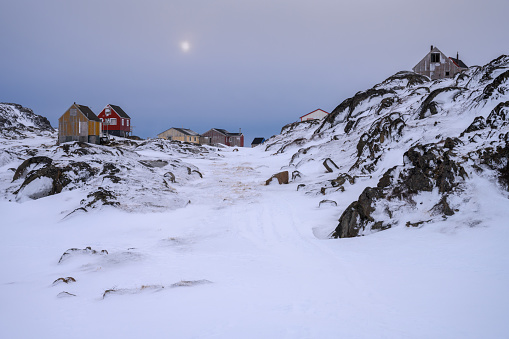 Base Primavera - an Argentine Antarctic base and scientific research station Primavera Cape in Cierva Bay, San Martín Land, Antarctic Peninsula