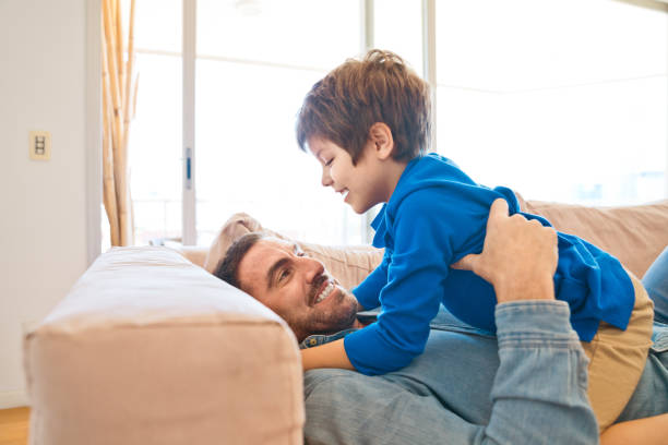 istock Father and son enjoying time together 1341820660