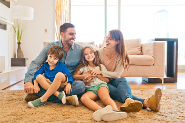 istock Happy family enjoying time together 1341820975