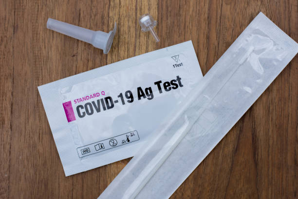 istock Rapid kits of Covid-19 Ag test 1341827450