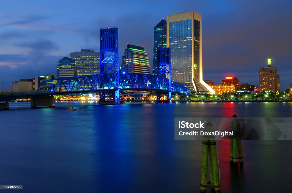 Paisaje de la ciudad de Jacksonville - Foto de stock de Jacksonville - Florida libre de derechos