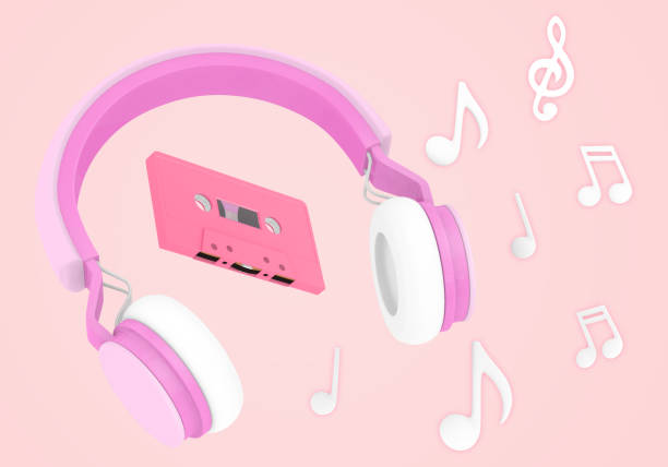istock wireless headphones and music note 1341827877