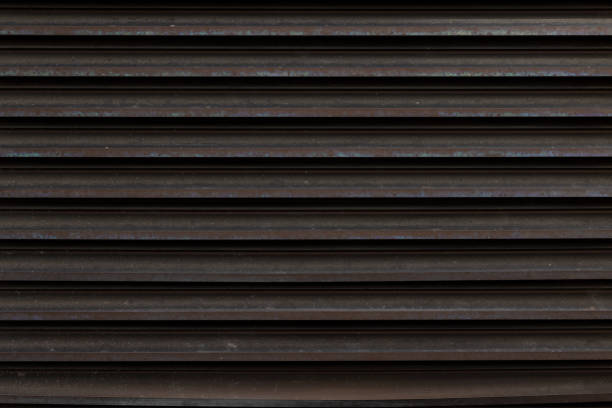 istock Rusting vented side of a large industrial air conditioning unit 1341828994