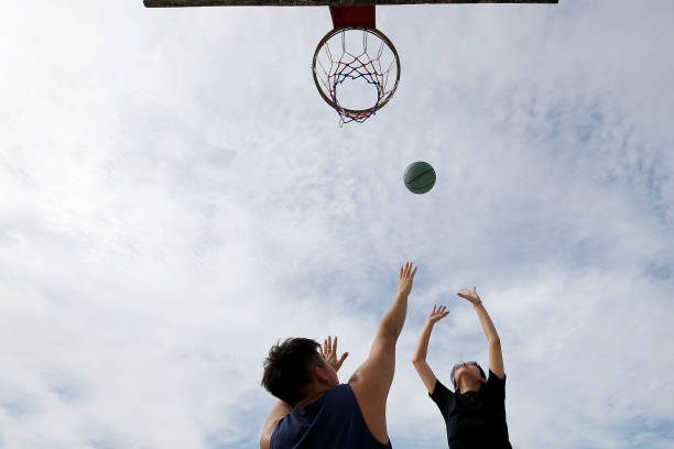 istock Pick-up Basketball 1341830884