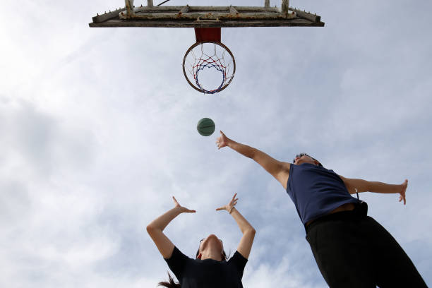 istock Pick-up Basketball 1341832179
