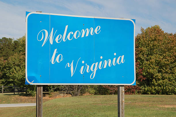 istock Welcome to Virginia sign 134183248