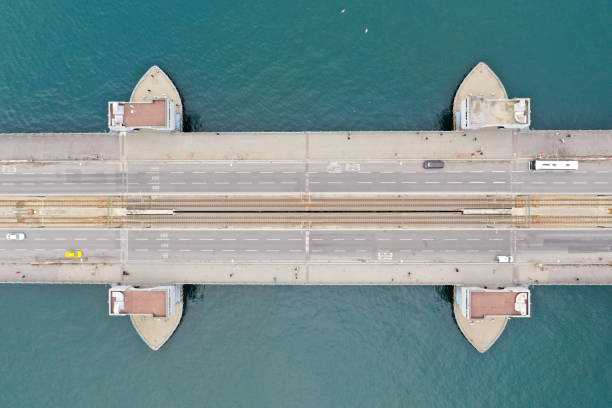 istock traffic and bridge aerial view 1341833732