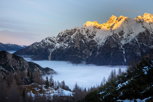 Valley of Pišnica Julian Alps Slovenia