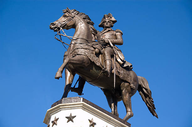 istock A monument for George Washington riding a horse  134184282