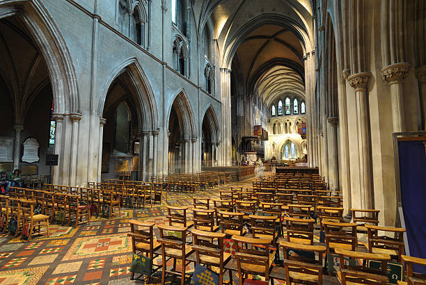 saint patrick's cathedral - dublin ireland place of worship church travel destinations fotografías e imágenes de stock