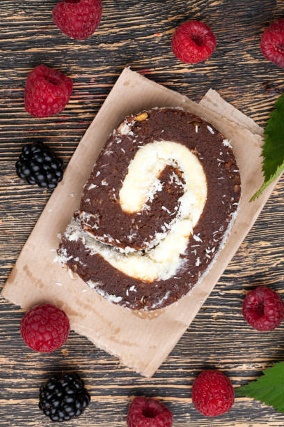 istock chocolate cake with creamy coconut filling 1341857350