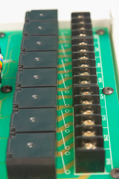istock Switchboard and relay stock photo. 1341858770