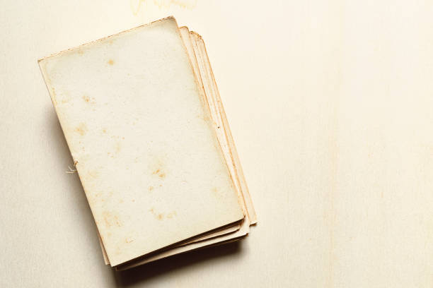 istock Close-up of old book, copy space 1341859981