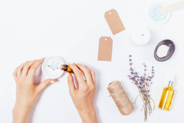istock Process of making homemade natural cosmetics 1341864612