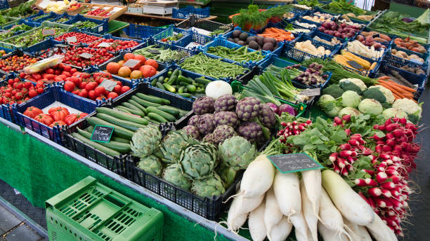 istock Munich Produce Stand 1341864912