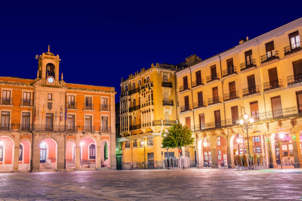 istock Zamora Plaza Mayor sunset in Spain 1341868049
