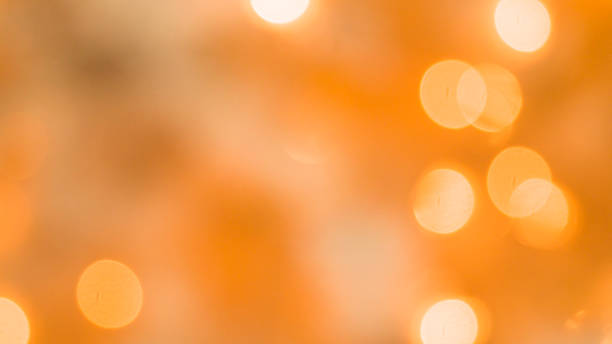 istock Blurred background with glowing lights. Festive mood 1341868262