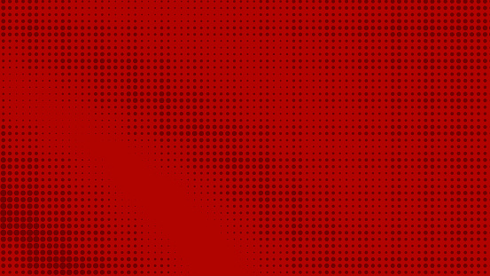 red gradation halftone dots. dots on red background. blurred circles on abstract background. abstract background for poster, banner, template.