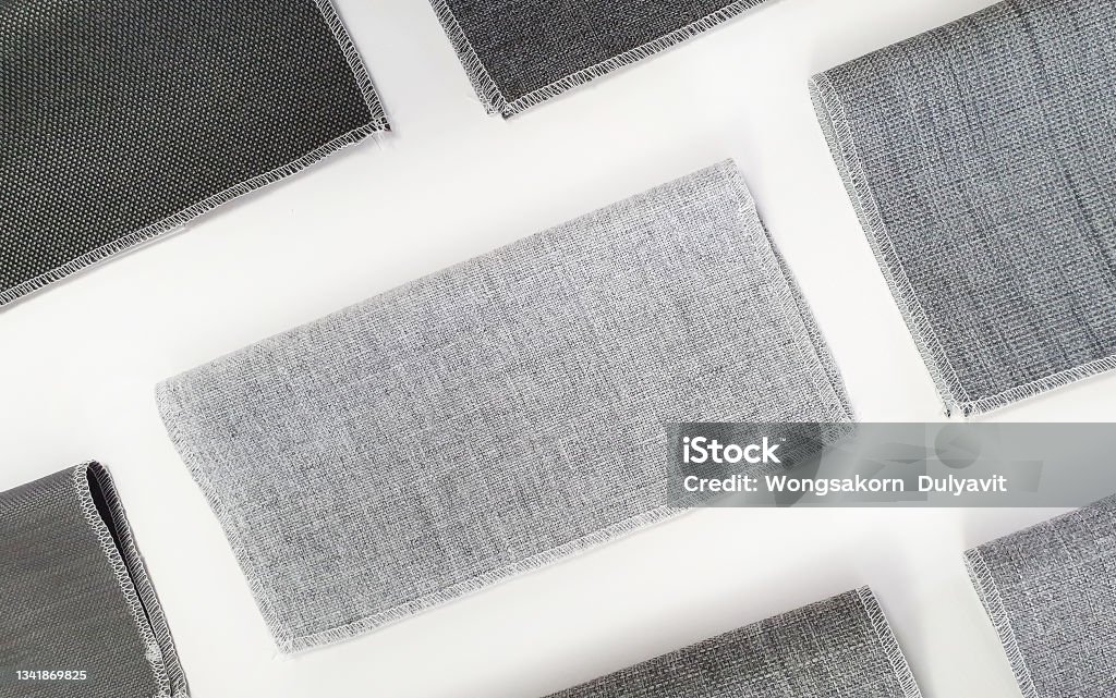Drapery Top View Top View Of Multi Grey Drapery Fabric Samples For Interior Material ...