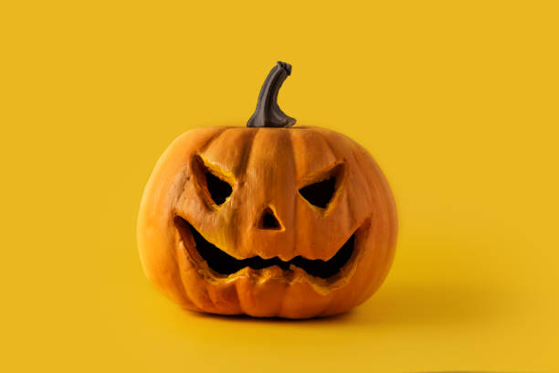 istock Halloween green pumpkin 1341870091