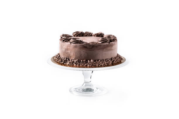 istock Piece of chocolate truffle cake 1341870589